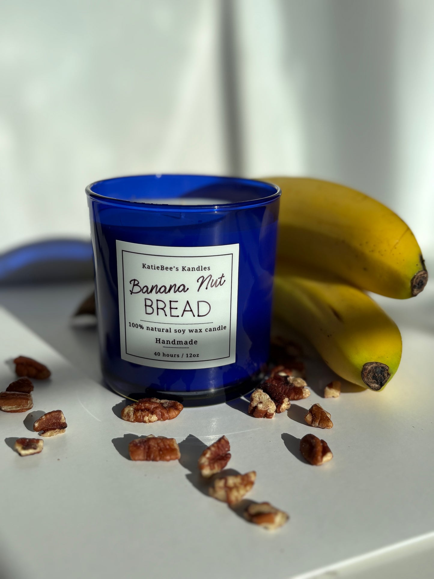 10 oz. Blue Glass Jar