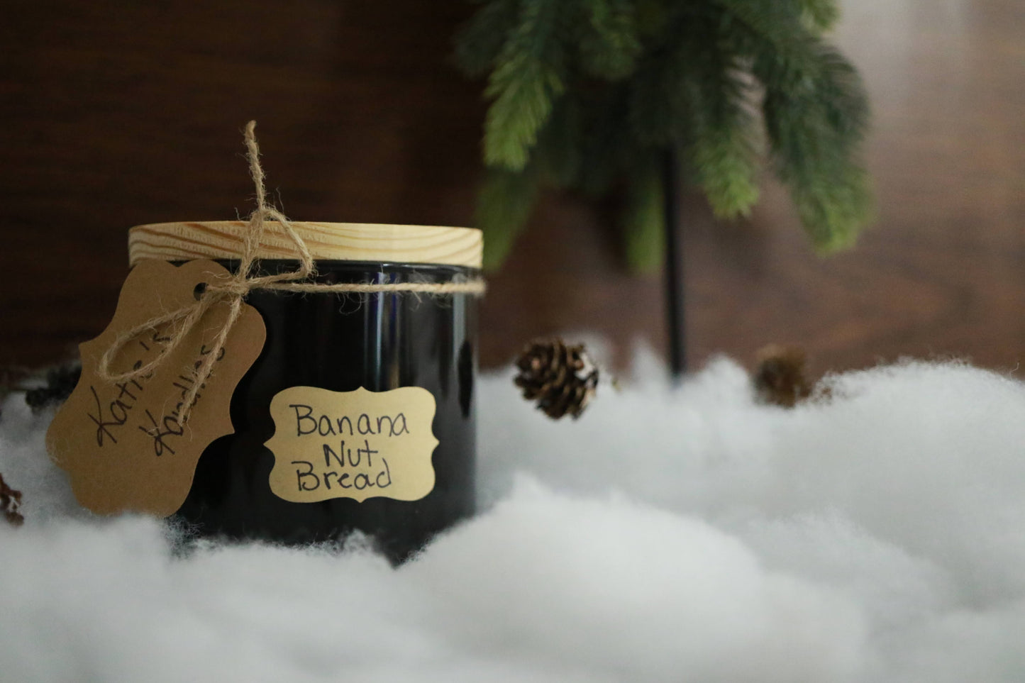 17 oz. Black Glass Jar